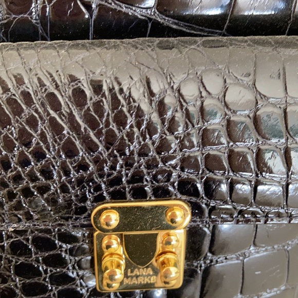 Lana Marks black Alligator purse. New - Picture 2 of 9